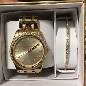 Real MK watch and bracelet